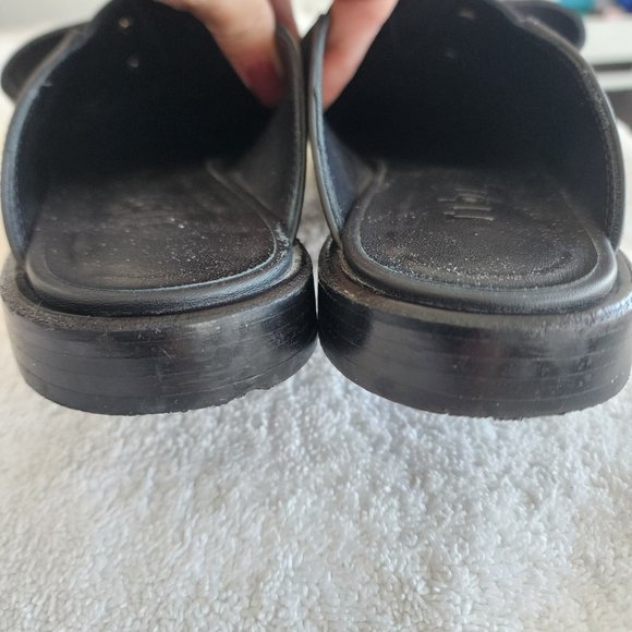 Tibi Black Morris slides 36.5 - Picture 5 of 7